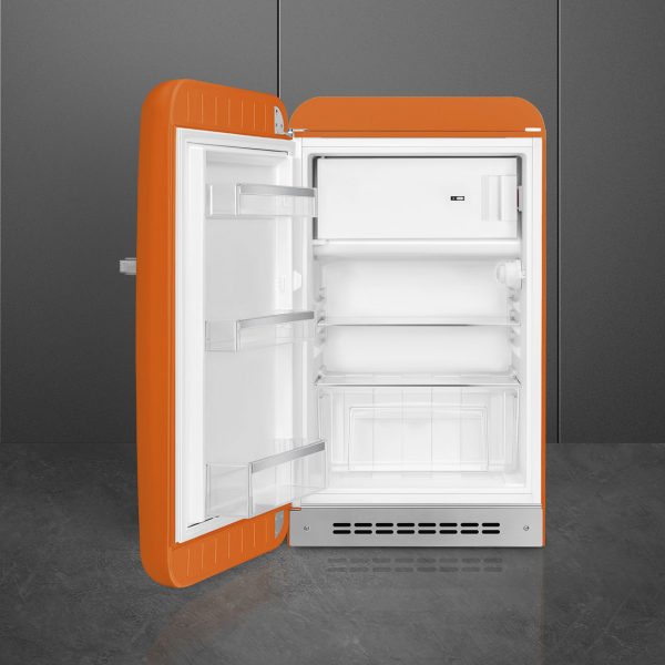Frigorífico Libre instalación Monopuerta, Naranja Estética 50's Style FAB10LOR6 - Imagen 2